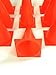 Coast Athletic 7-Inch Orange Sports Training Cones | Agility Soccer Marker Cones , 12 Pack Retail Packaged