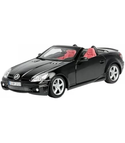 Amazon.com: 2005 SLK 55 AMG Black 1/18 Diecast Model Car by