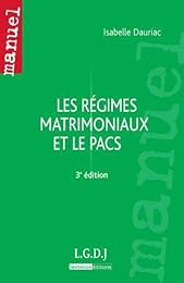 Les  régimes matrimoniaux et le PACS