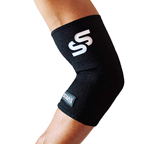 Sleeve Stars Tennis Elbow Brace for Tendonitis, Elbow Protector Wrap and Arm Pain Relief Sleeve