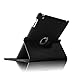 Fintie iPad 2/3/4 Case - 360 Degree Rotating Stand Smart Case Cover for Apple iPad with Retina Display (iPad 4th Generation), The New iPad 3 & iPad 2 (Automatic Wake/Sleep Feature) - Black