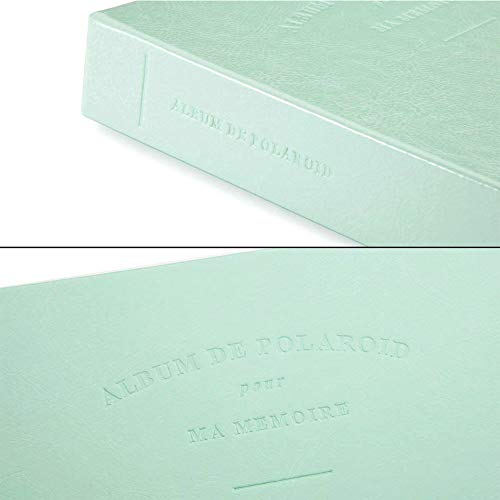 Borya 120 Pockets Mini Photo Album for Fujifilm Instax Mini 7s 8 8+ 9 25 26 50s 70 90 Instant Camera & Name Card,Polaroid PIC-300 Z2300 Film.(Mint, 120 Pockets) - Thumbnail 5