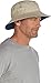 Coolibar UPF 50+ Men's Reversible Bucket Hat - Sun Protective,Large/X-Large,Tan/Navy