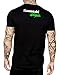 Kawasaki Ninja MOTORCYCLE BIKER Mens Black Cotton T-Shirt