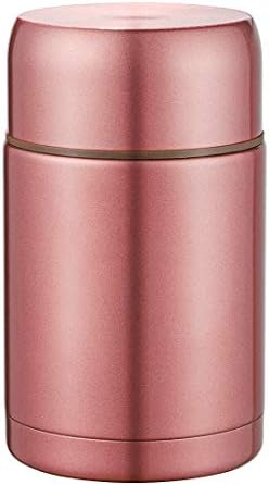 ZDZDZ Stainless Steel Food Flasks for Hot Food, Thermal Soup Flask for Kids Adult Student, Insulated Container for Lunch, 1000ML (Rose)