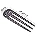 1 Pcs Handmade Carved Wood 3-Prong Hair Fork Vintage Style Hair Stick Wooden Hairpin by Team-Management