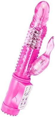 LZYD Big Size Thrusting Powerful Fluttering Rabbit Body Msaager - 12 Speeds Rotating Versatility Wand for Women (Purple)