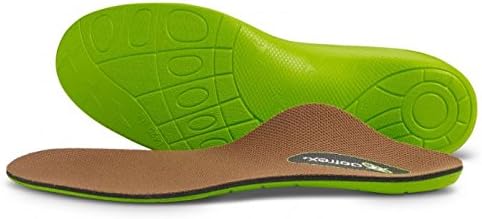 Aetrex Lynco Sport L400 Orthotic Insoles - Men's 14, Green/Red