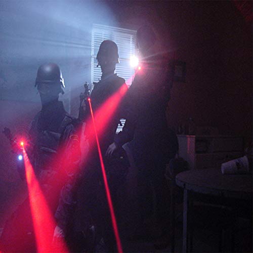 GOTICAL Combo Rail Mounted Red Laser Sight for Pistols | 200 Lumens | Rifles | Rechargeable Dot Gun Light | LED Flashlight Glock 17 19 20 21 22 23 30 20mm Rail