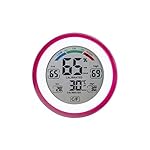 EWTTO Digital Thermometer Humidity Indoor Humidity Monitor and Temperature Gauge  for Humidor Meter with Touchscreen LCD Display