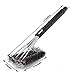 Tadge Goods BBQ Grill Brush Scraper Tool - Premium Stainless Steel Barbecue Grilling Accessories for Ultimate Grate Cleaning - Great on Weber, Napolean Grills, 4 Row