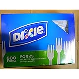 Dixie White Forks 600 Count