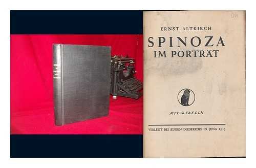 Spinoza Im Portrat Mit 28 Tafeln Ernst 1873 1926 Altkirch