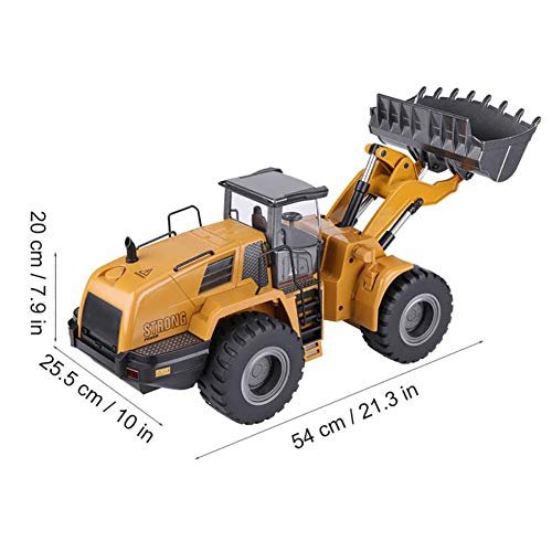 Delili 22 Kanal Fernbedienung Bulldozer, 2,4 GHz 1/14 Sehr groß RC Bagger Spielzeug Kinder, Fernbedienung Auto Jungen… – Bild 3