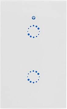 Sonoff T1 Us 2 Gang Smart Light Wall Switch Works With Alexa Google Home And Ifttt No Hub Required Easy And Safe Installation Gang 2