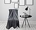 Kpblis Duvet Cover for Weighted Blanket 48r, Soft Cozy Plush Duvet Cover, JUST Cover, Dark Grey