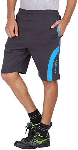 GREENWICH Men's Shorts Black & Red (MB1004S2_FK_BLKRED)