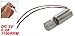 uxcell® a11101800ux0165 DC 3V 1100RPM 0.2A High Speed Mini Vibration Motor for DIY Toys