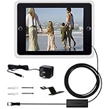 ANTOP Indoor Photo Frame HDTV Antenna Smartpass Amplifier 40-50 Mile Long Range Multi-Directional Reception with Built-in 4G LTE Filter -6ft Cable Black(Size 8 x 6 x 3in)