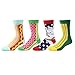 Zmart Funny Colorful Novelty Crew Socks Casual Patterned Socks