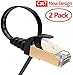 Ethernet Cable, VANDESAIL 2 Pack 6.5ft CAT7 RJ45 LAN Cable High Speed Gigabit Network Patch Cord Gold Plated (2m) primary