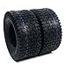 Set of 2 18x8.50-8 4 Ply Front Rear Tubeless Turf Tire For Lawn & Garden Mower 18x8.5-8 P512 LRB Tire Load Range:B