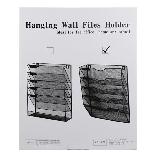 A4 mesh hanging wall file holder in tray wall file holder mail organizer magazine storage rack letter trays file organizer