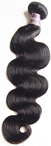 Amapro(TM)10~28 Inch Women Body Wave Human Hair Extension 100% Real Brazilian Virgin Human Hair Weave 1 Bundle 100G Natural Color Weft (12)