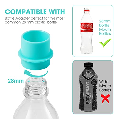 AIEVE Bottle Adapter Compatible with Sodastream Machine, 3 Pack 28 mm