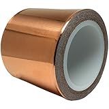 Copper Foil Tape (2inch x 18ft) for Guitar &amp; EMI Shielding, Slug Repellent, Crafts, Electrical Repairs, Grounding - Conductive Adhesive - 39% Thicker Foil - Extra Wide Value Pack at A Great Price