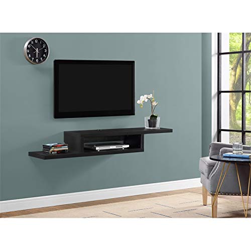 Martin Furniture  60" Asymmetrical Wall Mounted A/V Console, 60inch, Black