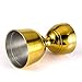 SKY FISH Stainless Steel Bar Jigger 1/2oz 3/2oz Cocktail Jigger Measuring Cups Bell Jigger 1oz 2oz Measure，Gold Plated