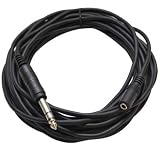 Seismic Audio - SA-iEFRM25 - 25' Headphone Extender Cable 1/4" TRS Male to 1/8" (3.5mm) Female
