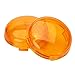 ZYTC Amber Harley Turn Signal Lens Covers Lenses Pack of 2