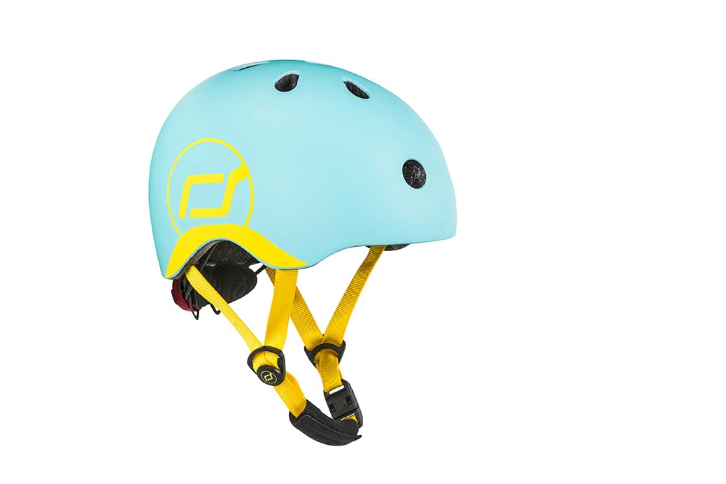 Scoot & Ride Unisex Kinder Fahrradhelm Bicycle helmet , Blueberry, 45 bis 51cm UK