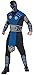 Mortal Kombat Adult Sub-Zero Costume And Mask, Blue/Black, Medium