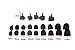 Heel Tip Replacement Dowels 9 Pairs Size 7mm-15mm for men women