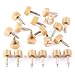 Anddas 10pairs Beige High Heel Tips Shoe Stiletto Sole Repair Dowel Pin Replacement Taps (U Shape)(10x11mm)