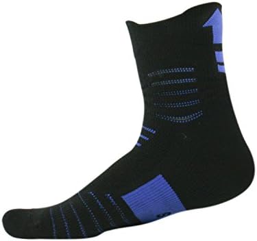 Unisex Compression Socks - Men's and Women's Running Socks Built Strong for Outdoor Sports Performance & Recovery-Blue/XL