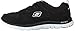 Skechers Sport Women's Flex Appeal Adaptable Fashion Sneaker,Black/White,9 M US
