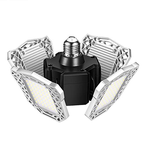 LED Garage Lights, 8500Lumens Shop Lights Screwin, 70W UltraBright