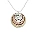 My Three Treasures Personalized Charm Necklace with 925 silver, Gold and Rose Gold Plated discs. Customized with any Words or Names of your choice. Gifts for Her, Mother, Grandmother, Wife