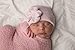 Melondipity Baby Pink Sparkles Newborn Girl Hospital Hat