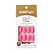 Kiss Gold Finger Gel Glam 24 Nails GFC02 Hot Pink Stiletto