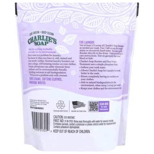 Charlie's Soap Booster & Hard Water Treatment (2.64 Lbs, 2 Pack
