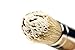 Gizmomate Chalk Paint & Wax Brush (Set of 2), New Tapered Ergonomic Design, Natural Bristles for Extra Detail and Tight Corners - Professional Furniture Round Waxing Brush