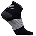 Plantar Fasciitis Sock - Compression Heel/Arch Support, Foot Sleeve, Ankle Socks (Black, 1 Pair - Medium)