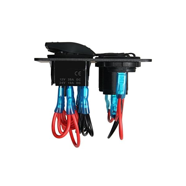 Generic-MarineBoat-Car-6-Gang-Switch-Panel-with-Light-5-Pin-OnOff-Rocker-Switch