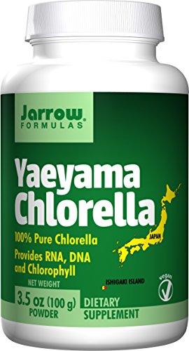 Jarrow Formulas Yaeyama Chlorella Powder, 3.5 Ounce (100g) Bottle Jarrow Formulas Yaeyama Chlorella Powder, 3.5 Ounce (100g) Bottle