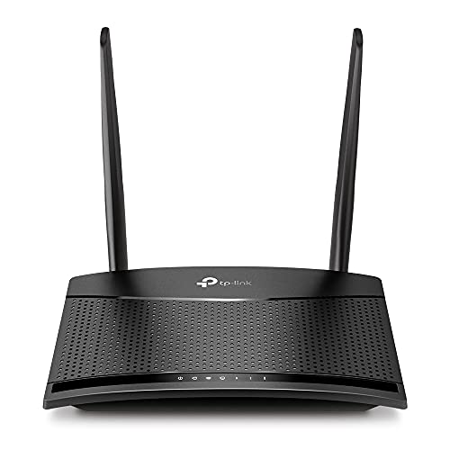 TL-MR110 | 4G LTE Router (Cat 4), 3G/4G Router Speed ​​up to 300Mpbs, MicroSim, LAN/WAN Ethernet Port, Detachable Antenna, Plug&Play